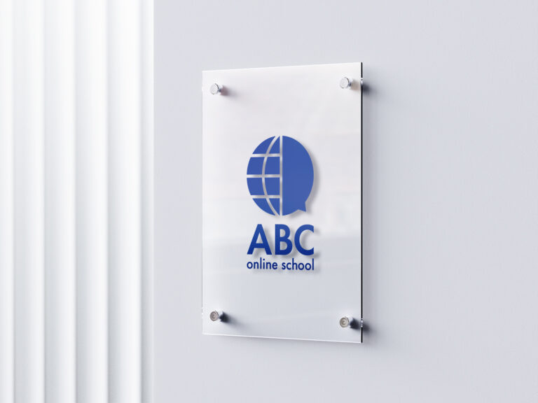 オンライン英会話スクールロゴデザイン