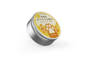 ペット用肉球クリームラベルデザイン